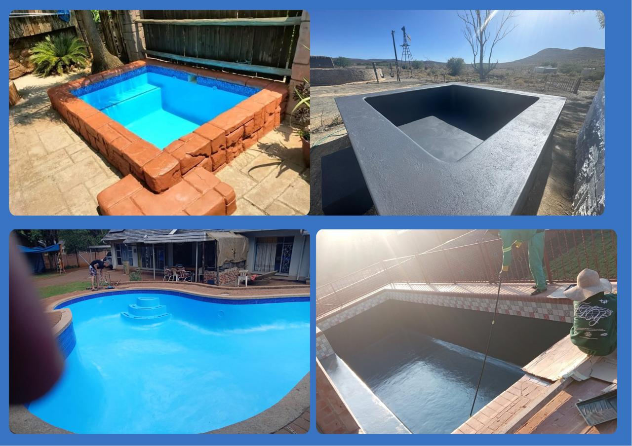 Swimming pool waterproofing