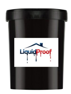 Black paint bucket from Liquid Proof